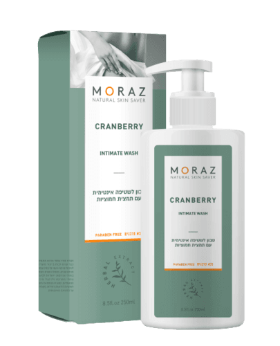 סבון שטיפה אינטימית עם תמצית חמוציות - מורז מורז | Moraz
