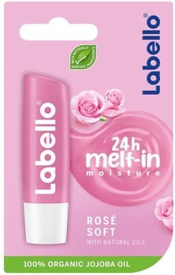 שפתון לבלו | רוז | במרקם קטיפתי | 48 גרם | מעניק לחות והגנה ומונע היווצרות סדקים על השפתיים LABELLO