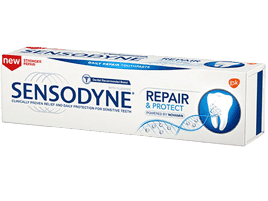 Repair protect -משחת שיניים לשיקום והגנה | משחת שיניים סנסודיין שיקום והגנה לשיניים רגישות | מכיל 75 מל | SENSODYNE | סנסודיין