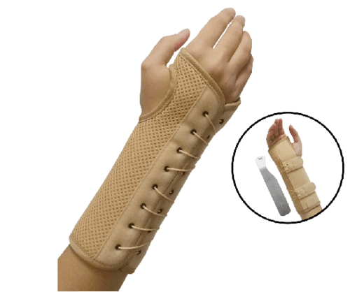 סד לתמיכת פרק כף היד והאגודל | תמיכה קשיחה על ידי מוט אלומיניום | יד ימין | מידה L-XL אוריאל | URIEL