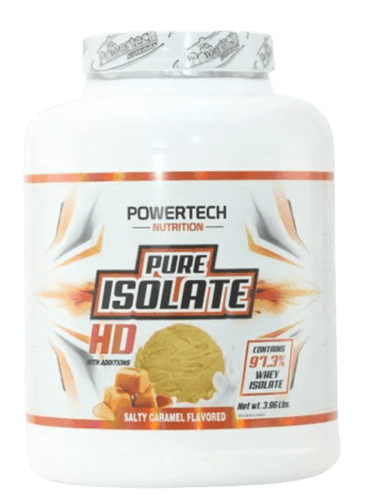אבקת חלבון פיור איזולייט HD | בטעם קרמל מלוח | 18 קג | פאוורטק | Powertech