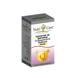 קו אנזים Q10 אופטימום | 60 מג | מכיל 60 כמוסות | נוטרי קר | Nutri Care