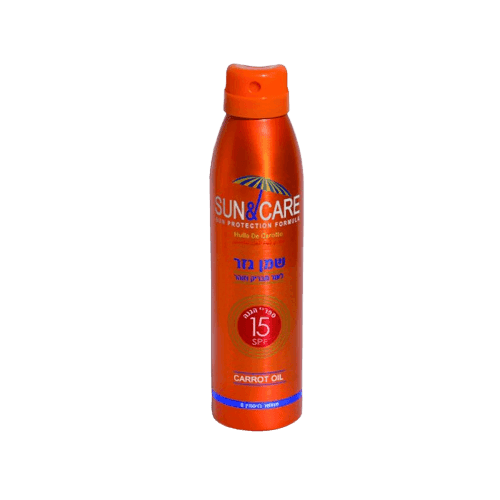 שמן גזר לעור מבריק וזוהר | מכיל 200 מל | SPF 15 | Sun Care