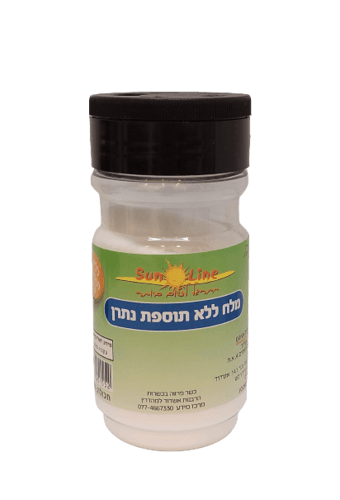 מלח ללא תוספת נתרן | מכיל 200 גרם | סאן ליין | Sun line