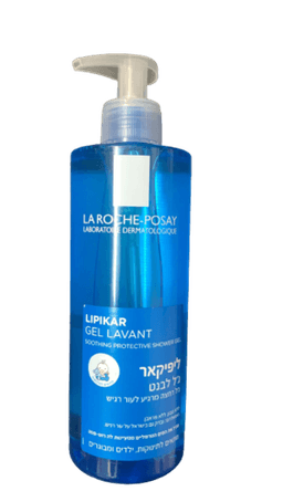 ליפיקאר גל לבנט | גל רחצה מרגיע | לעור רגיש | מתאים לתינוקות ילדים ומבוגרים | מכיל 400 מל | ליפיקאר | Lipikar