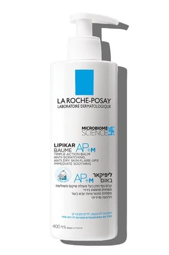 ליפיקאר באום AP M | קרם גוף מזין בעל פעולת שיקום משולשת | מכיל 400 מל | לה רוש פוזה | LA ROCHE POSAY
