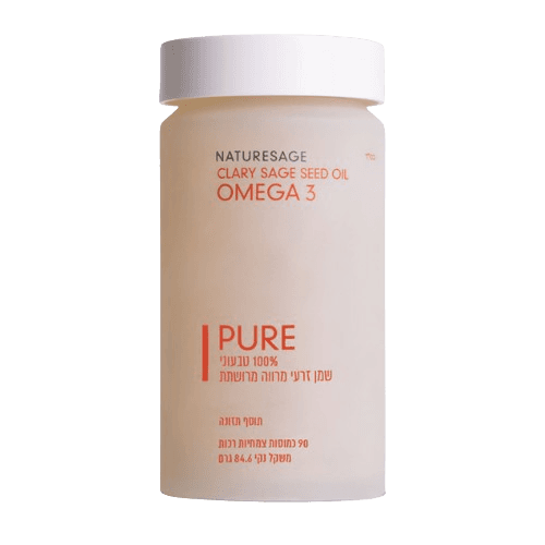 אומגה 3 | משמן מרווה מרושתת | מכיל 90 כמוסות | נייטשרסייג