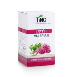 ולריאן | מכיל 100 כמוסות | במינון של 500 מג | טינקטורה טק | Tinctura Tech