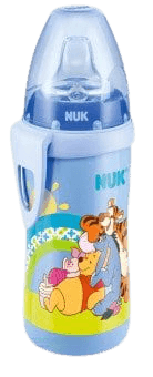 נוק | בקבוק מעבר | 300 מל | ללא נזילות | 12חודשים | דיסני נוק | NUK
