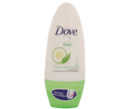דאודורנט | רול און | בניחוח מלפפון ותה ירוק | 50 מל | DOVE | דאב | להגנה בטוחה נגד זיעה שנמשכת עד 48 שעות דוב | Dove