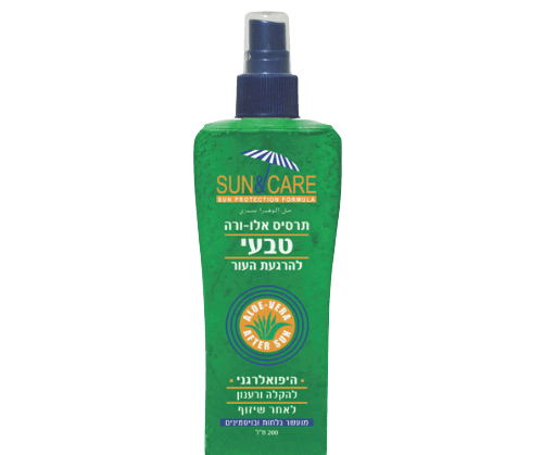תרסיס אלוורה להרגעת העור | 200 מל | Sun Care