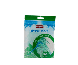 קיסמי שיניים עם חוט דנטלי כפול | 36 יח | TOP MED