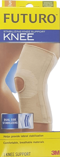 פוטורו | מגן תמיכה לברך | עם מייצבים כפולים | מידה FUTURO | S