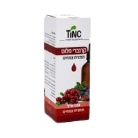 קרנברי פלוס | תמצית צמחים | מכיל 100 מל | תוסף תזונה | טינקטורה טק | Tinctura Tech