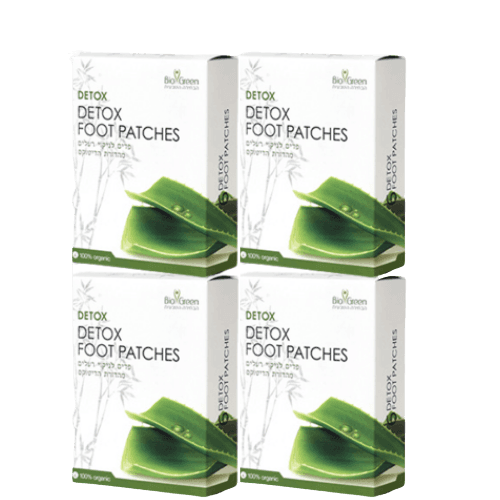 מארז רביעיה | פדים לניקוי רעלים מהדורת הדיטוקס | 100 אורגני | BIO GREEN | ביו גרין | Bio Green