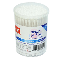 מקלוני צמר גפן | בקופסא | 100 יח | מבית בסט