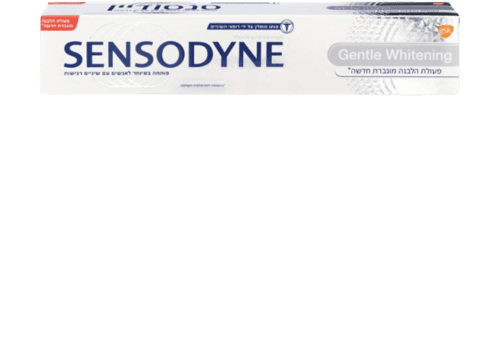 סנסודיין | Gentle whitening | משחת שיניים להלבנה עדינה | מכיל 75 מל SENSODYNE | סנסודיין