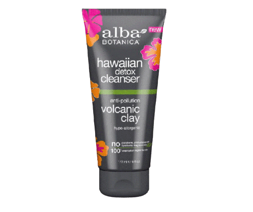 הוואין וולקניק דיטוקס תרחיץ פנים | 177 מל | Hawaian Volcanic Detox - Cleanser | אלבה בוטינקה | alba botanica