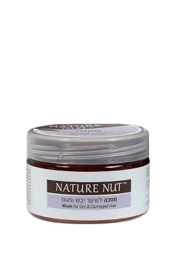 מסכה לשיער יבש ופגום היפואלרגני - אגוזים - 250 מל Nature Nut