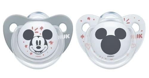 זוג מוצצי נוק דיסני NUK Disney Baby | סיליקון 6-18 חודשים | מיקי מאוס | נוק | NUK