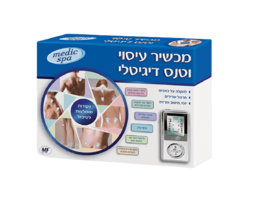 טנס דיגיטלי 4 אלקטרודות בעל 6 תוכניות | יעיל בטיפול בכאבים הנגרמים עי דלקות לא זיהומיות מדיק ספא | Medic Spa