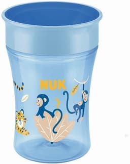 בקבוק אימון מגיק קאפ 360 NUK MAGIC CUP | מכיל 230 מל | 8 חודשים | כחול | נוק | NUK