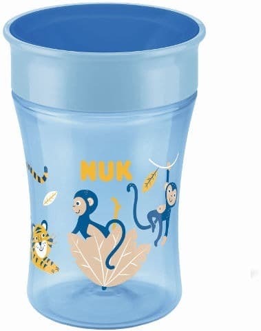 בקבוק אימון מגיק קאפ 360 NUK MAGIC CUP | מכיל 230 מל | 8 חודשים | כחול | נוק | NUK
