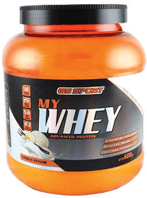 אבקת חלבון | בטעם שוקו | גי אס ספורט | 600 גרם GS SPORT