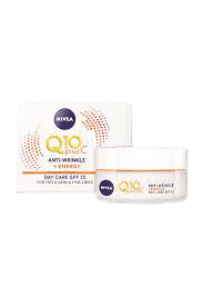 Q10 קרם יום אנרגי | מכיל 50 מל | Healty Glow Day Cream SPF 15 | ויטמין C | ניוואה | NIVEA