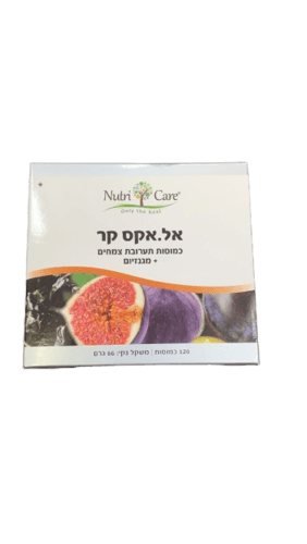 אל אקס קר | כמוסות תערובת צמחים | פלוס מגנזיום | מכיל 120 כמוסות