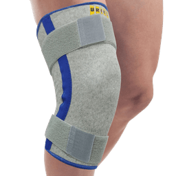 מגן ברך עם סיליקון להקלה על הלחץ בפיקה סלילים ספירליים לייצוב מפרק הברך רצועות הידוק לחיזוק התמיכה וההתאמה | מידה XXL אוריאל | URIEL