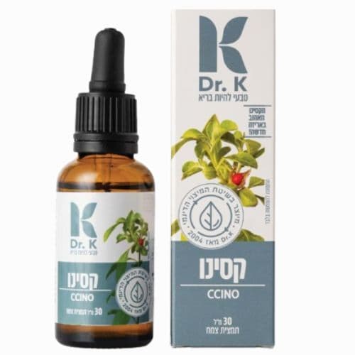 וקסינו | מכיל 30 מל | תמצית ויתניה משכרת | כשר פרווה | ללא תוספת סוכר וחומרים משמרים | Dr K | דר קיי
