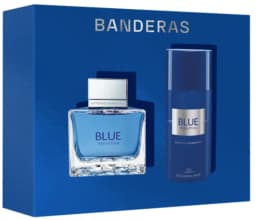 אנטוניו בנדרס בלו סדקשן מארז 2 חלקים אדט לגבר 100 מל + דאודורנט ספריי 150 מל