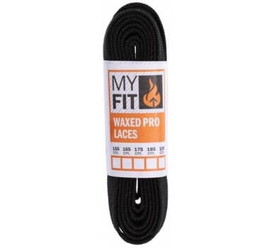 POWERSLIDE MYFIT Waxed Laces Pro Black - POWERSLIDE - Accessories