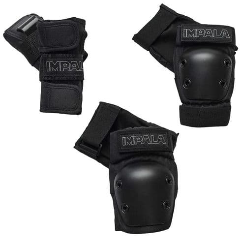 Impala Protective Set Youth Black-YM - IMPALA - מארז מגנים