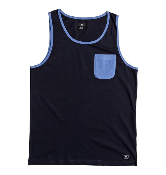 DC Mens Contra 2 Tank Dark Indigo-S