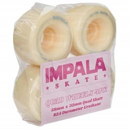 Impala Rollerskates Wheels Pastel Yellow 58mm 82A 4pack - IMPALA - Rollerskate Wheels
