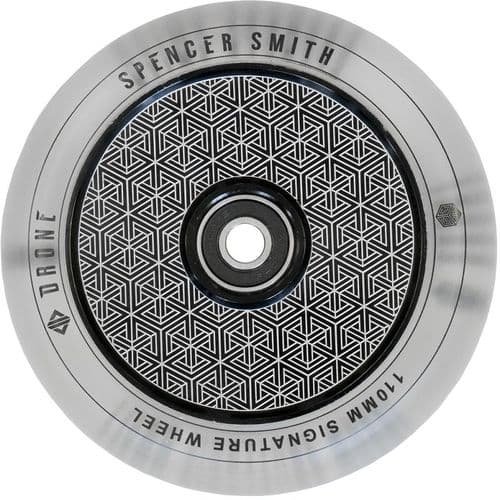 Drone Spencer Smith Signature Wheel 110*24 mm Black/Clear Drone Scooters - Drone scooters - Scooter Wheels