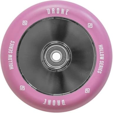 Drone Hollow Series Wheel 110*24 mm Smoked Chrome/Purple Drone Scooters - Drone scooters - Scooter Wheels