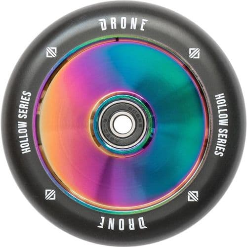 Drone Hollow Series Wheel 110*24 mm Neochrome/ Black Drone Scooters - Drone scooters - Scooter Wheels