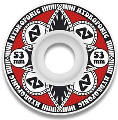 Hydroponic LOTUS RED Skate Wheels 53mm 100A - HYDROPONIC - גלגלים לסקייטבורד