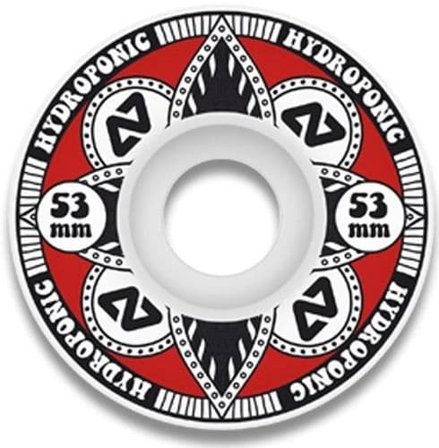 Hydroponic LOTUS RED Skate Wheels 53mm 100A - HYDROPONIC - גלגלים לסקייטבורד