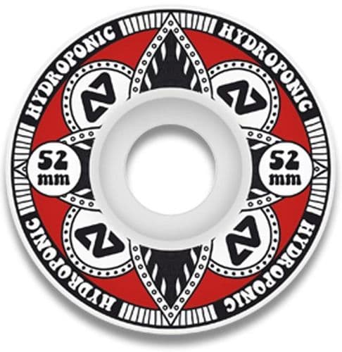 Hydroponic LOTUS RED Skate Wheels 52mm 100A - HYDROPONIC - גלגלים לסקייטבורד