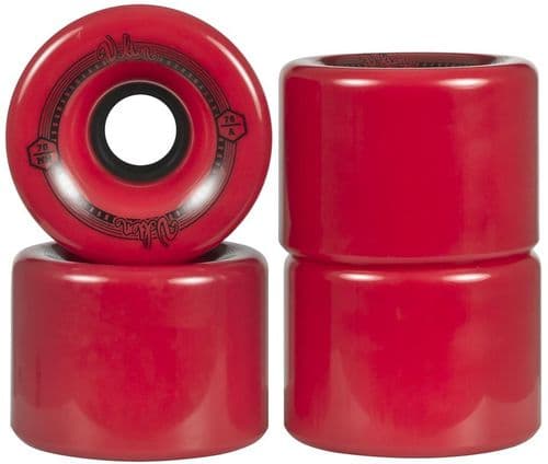 Volten Bigcat Red-Black Wheels 70mm*51mm 78A 4-Pack - VOLTEN - גלגלים לסקייטבורד