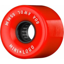 גלגלים לסקיטבורד 4 יח Mini Logo AWOL 55mm 80A