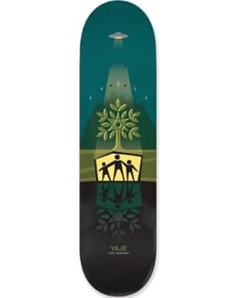 AWS PRO YAJE SHELTER GREEN 8.125 DECK ONLY אליאן וורקשופ - AWS - קרשים לסקייטבורד סטריט
