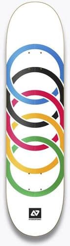 HYDROPONIC OG White DECK ONLY 8.25 - HYDROPONIC - קרשים לסקייטבורד סטריט
