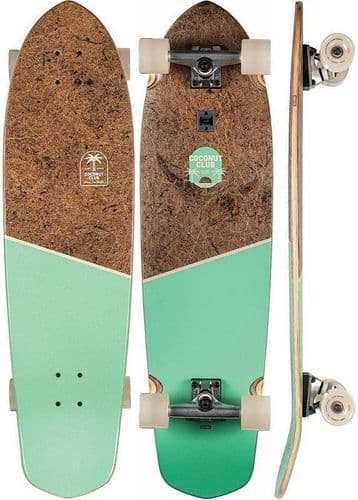 GLOBE 36.5 Blazer XL Coconut/Lime DECK ONLY - GLOBE - קרשים לסרף סקייט מדמה גלישת גלים /קארבר