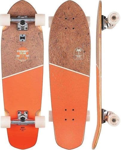 GLOBE 32 Big Blazer Coconut/Mandarin DECK - GLOBE - קרשים לסרף סקייט מדמה גלישת גלים /קארבר