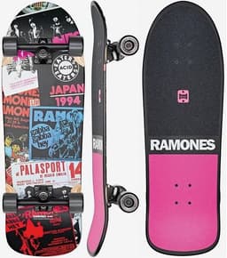 קרוזר Globe 31 Aperture Ramones/Hey Ho Deck - GLOBE - קרשים לסרף סקייט מדמה גלישת גלים /קארבר